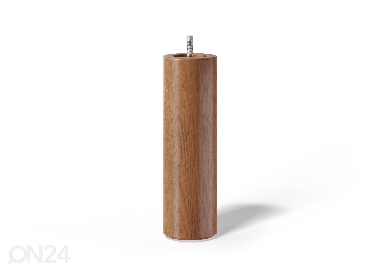 Pyöreät puujalat 18 cm, 4 kpl kuvasuurennos