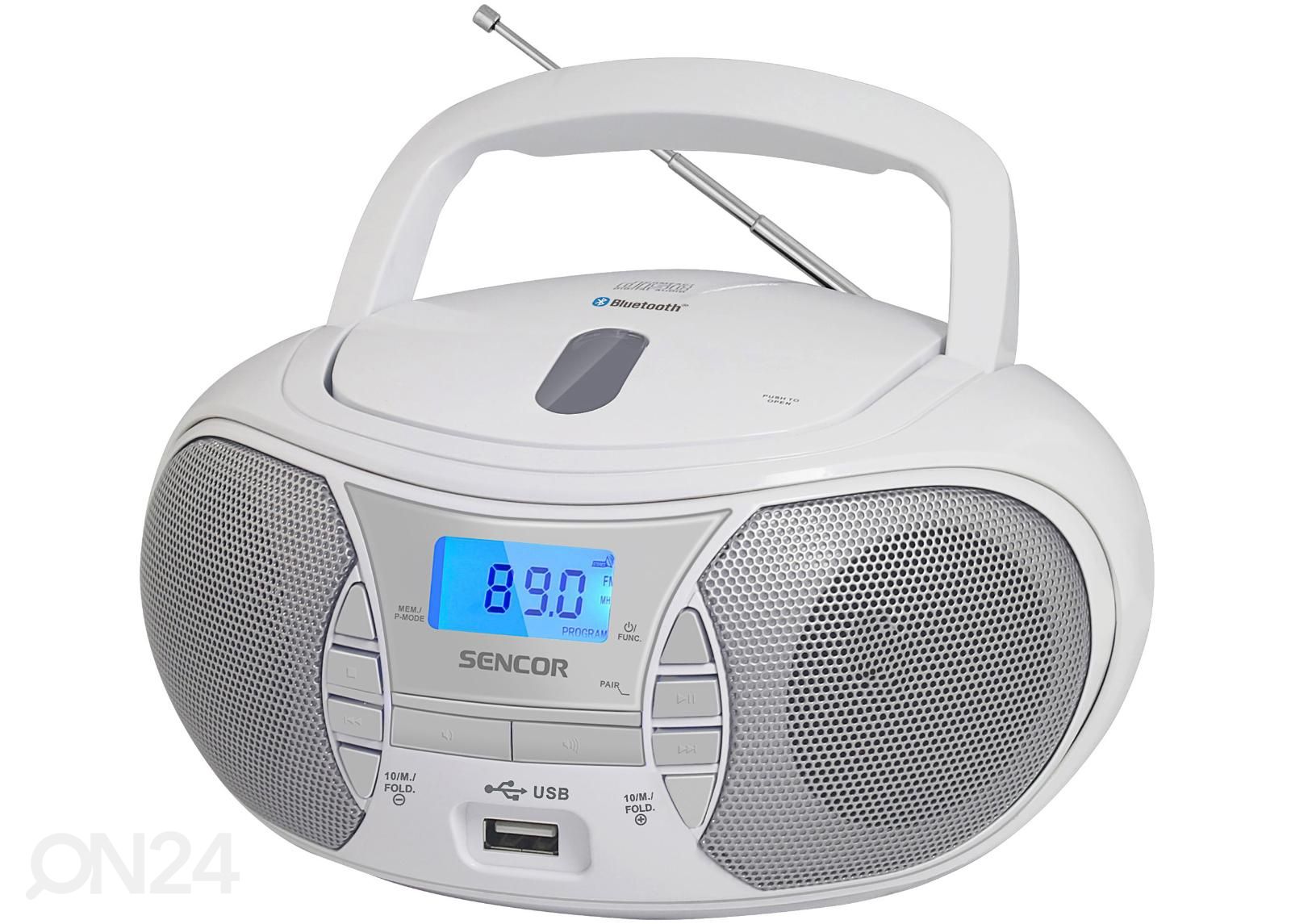 Radio soitin Sencor, valkoinen kuvasuurennos