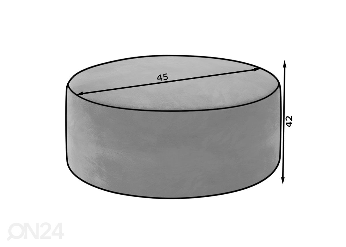 Rahi 45 cm kuvasuurennos mitat