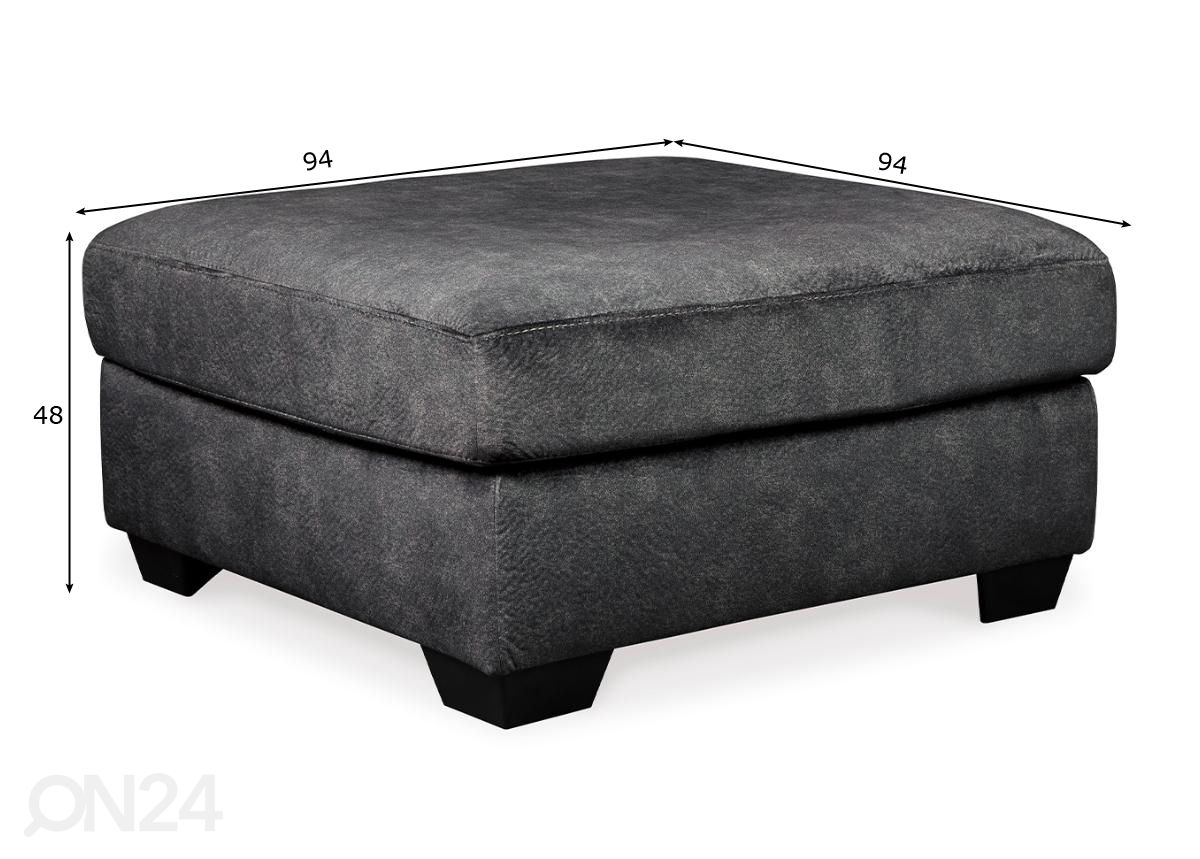 Rahi 94x94 cm kuvasuurennos mitat