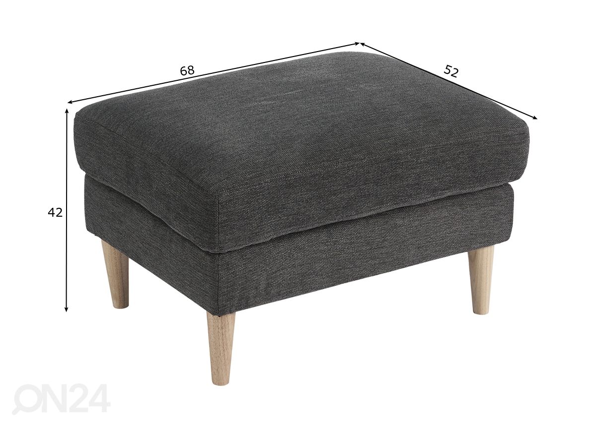 Rahi Agrigento 68x52 cm kuvasuurennos mitat