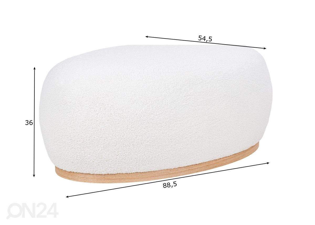 Rahi Bronx 88,5x54,5 cm kuvasuurennos mitat