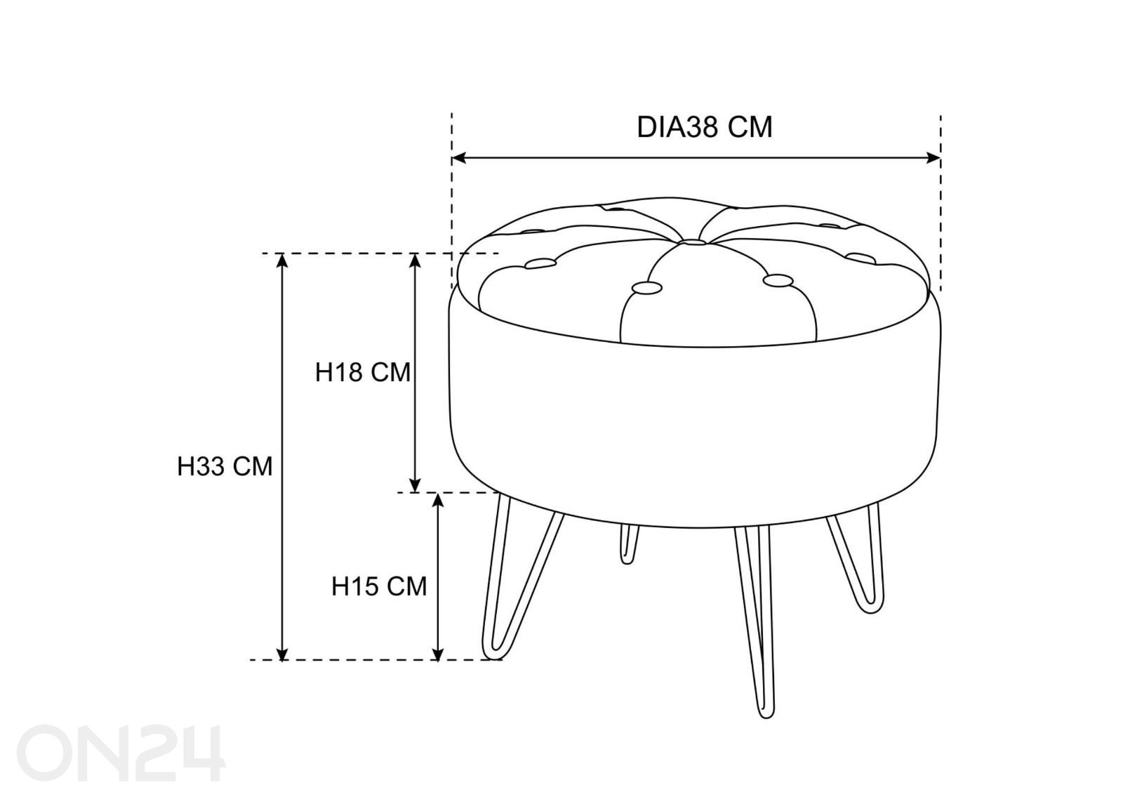 Rahi Caro kuvasuurennos mitat