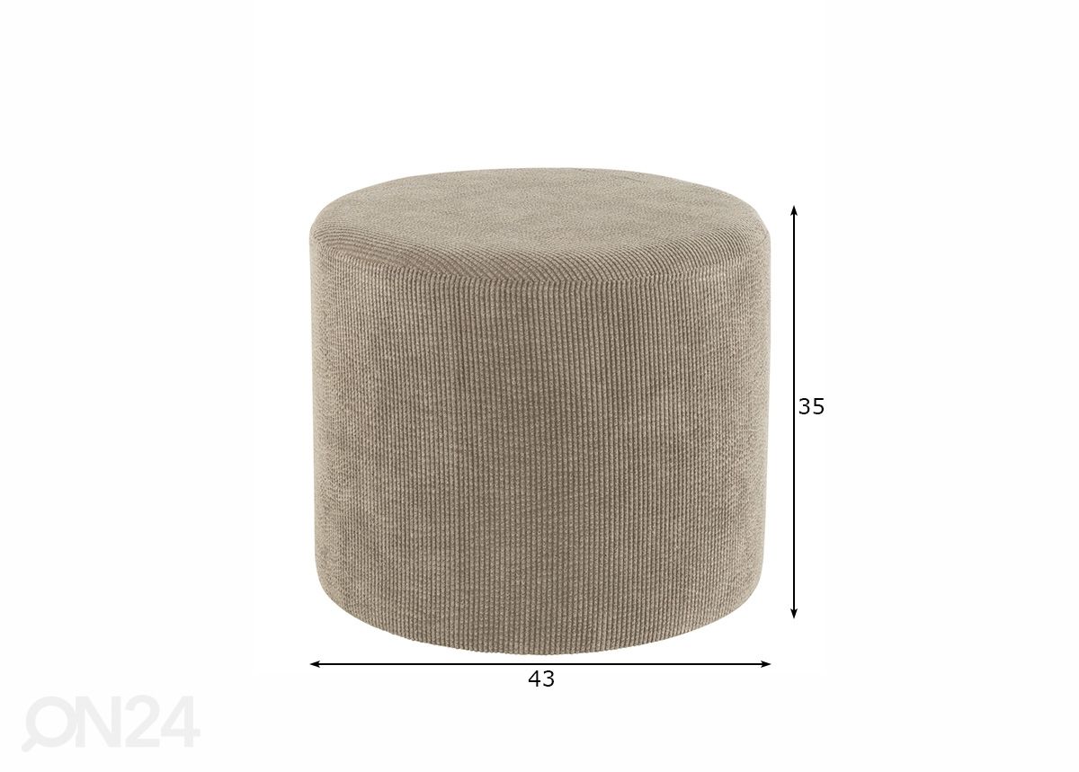Rahi Cordy Ø 43 cm kuvasuurennos mitat