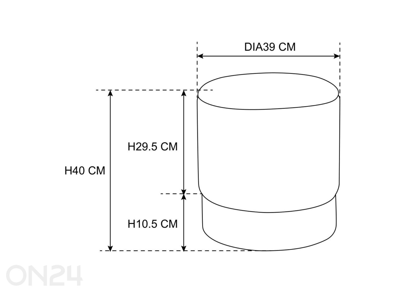 Rahi Golden kuvasuurennos mitat