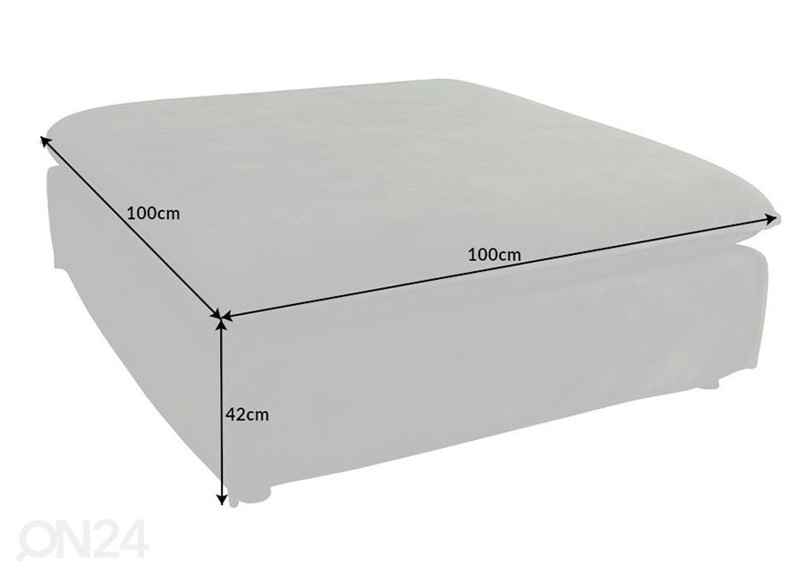 Rahi Heaven 100x100 cm kuvasuurennos mitat