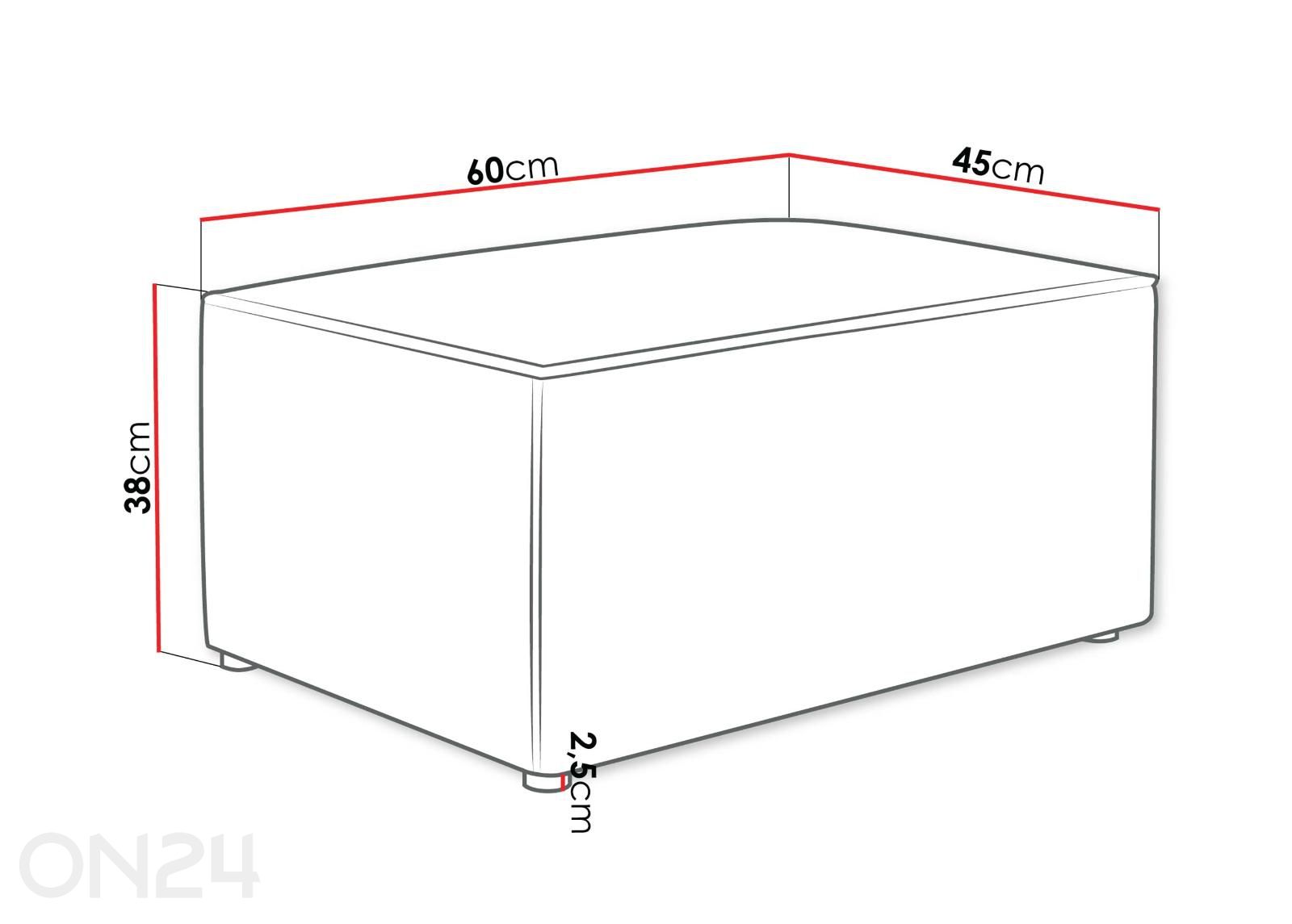 Rahi Karl 45x60 cm kuvasuurennos mitat