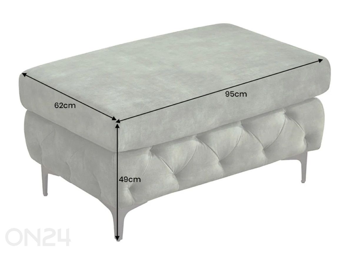 Rahi Modern Baroque kuvasuurennos mitat