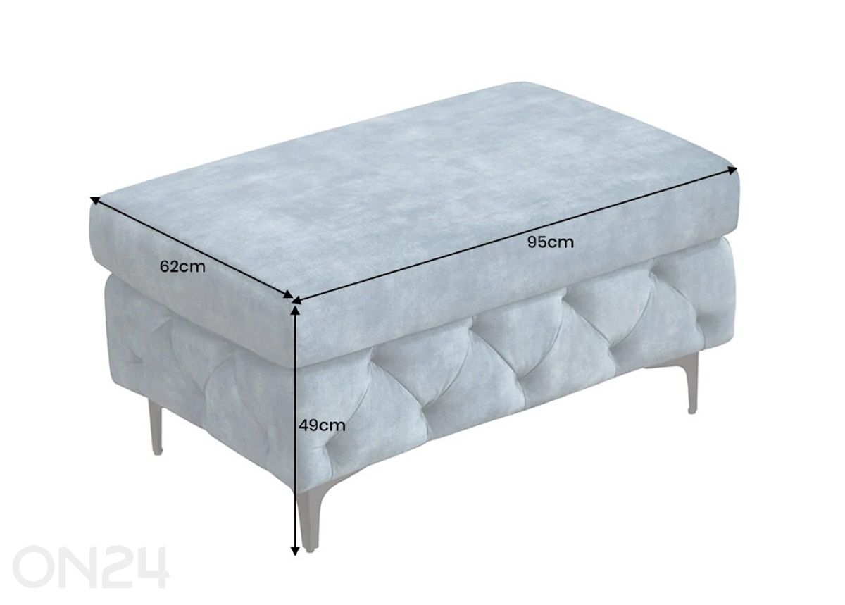 Rahi Modern Baroque kuvasuurennos mitat