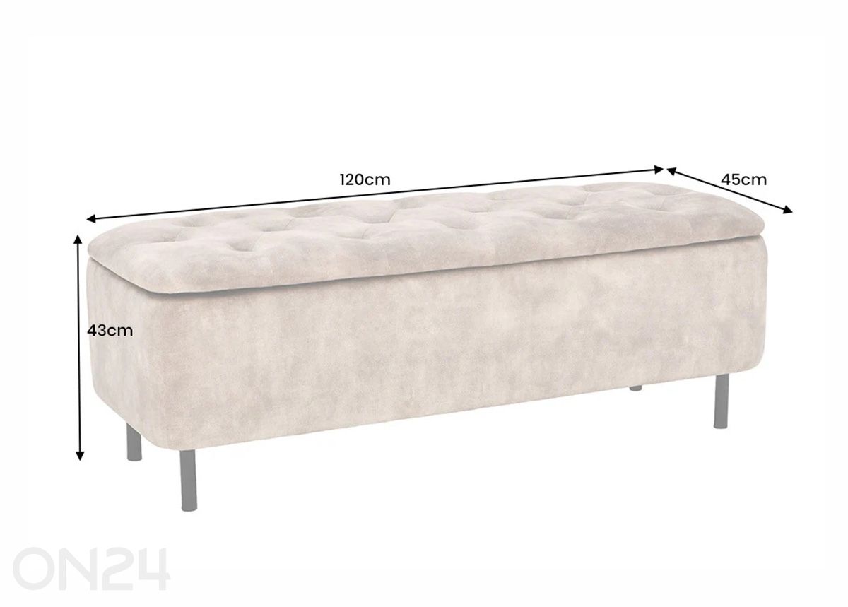 Rahi säilytystilalla En Vogue kuvasuurennos mitat