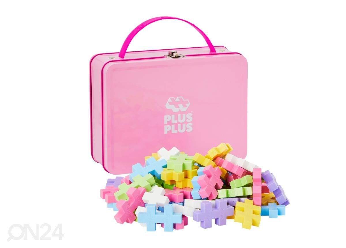 Rakennuspalikat PlusPlus BIG metallisalkussa, Pastell mix, 70 kpl kuvasuurennos