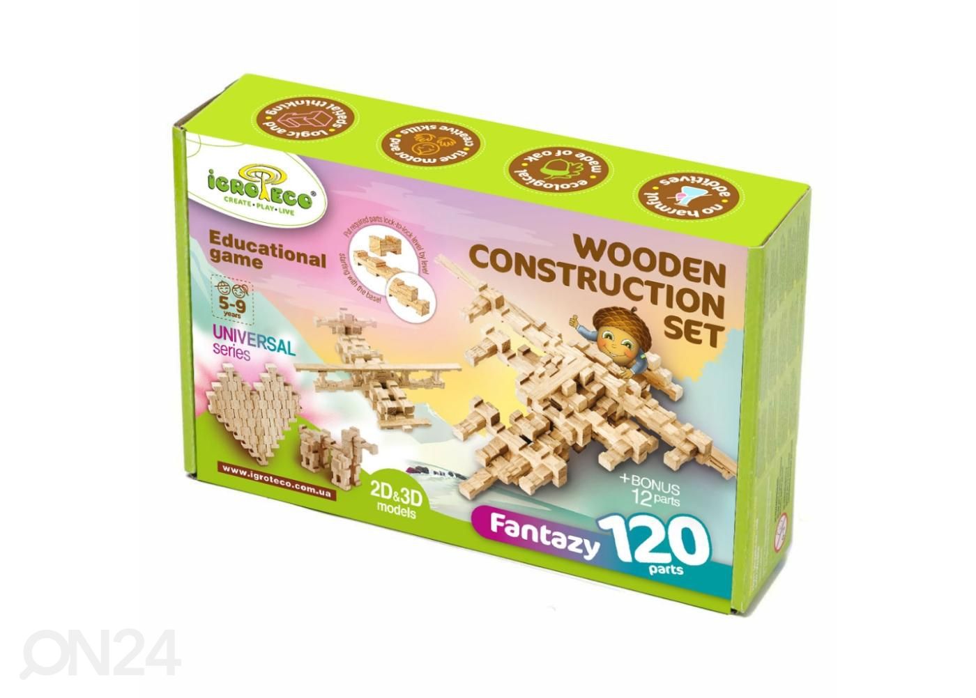 Rakennussarja Fantazy 120 osaa kuvasuurennos