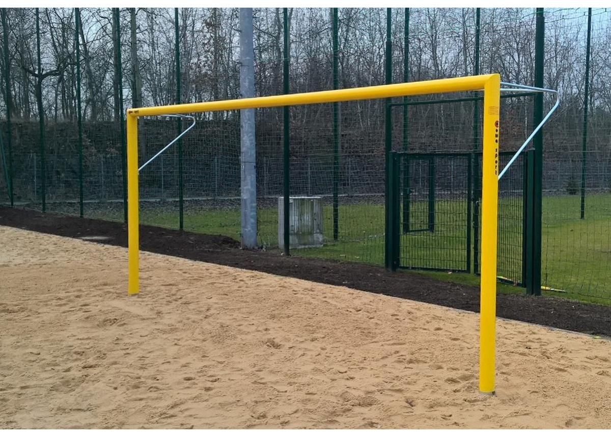 Rantajalkapallon maali alumiini 5,5 x 2,2 m kiinteä kuvasuurennos