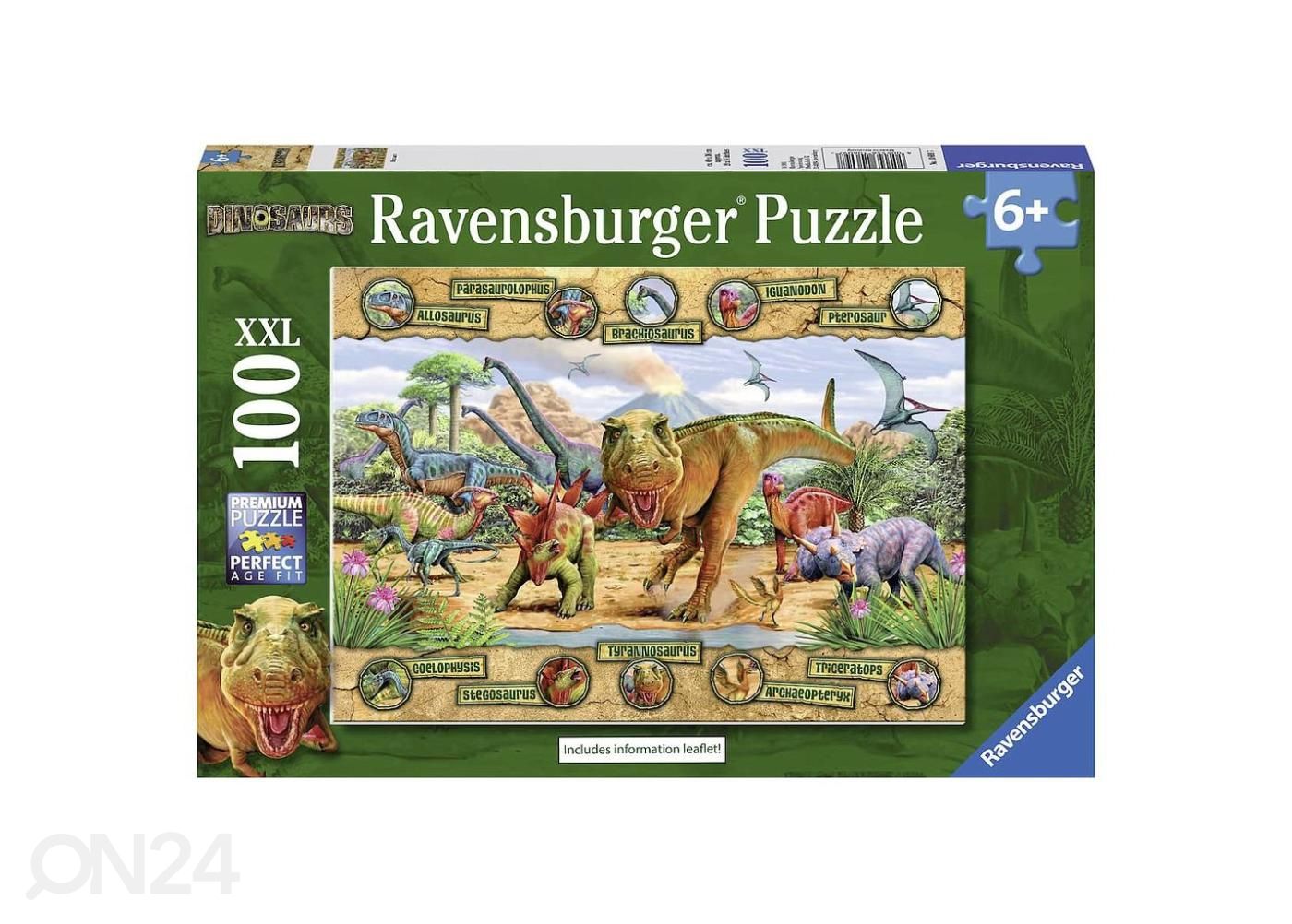 Ravensburger palapeli 1000 kpl Dinosaurukset kuvasuurennos