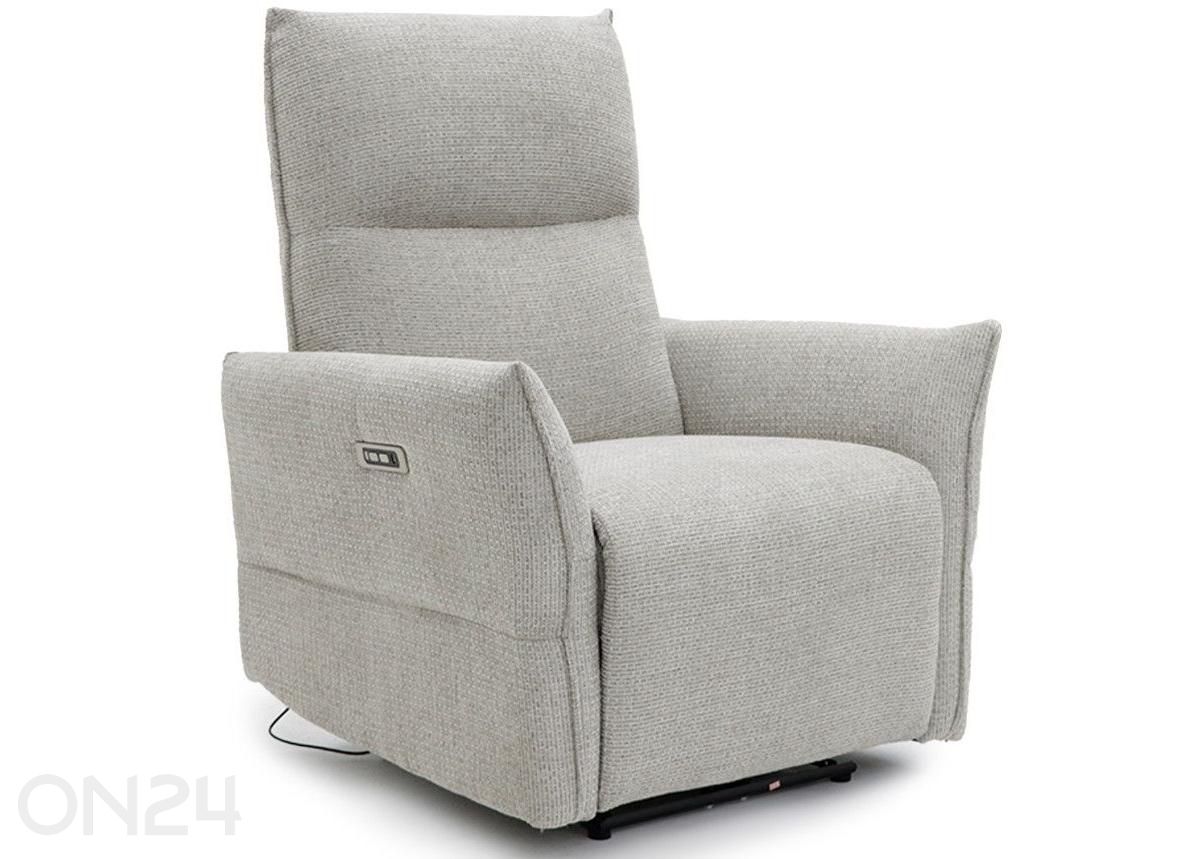 Recliner-nojatuoli Eleganz 1, vaaleanharmaa kuvasuurennos