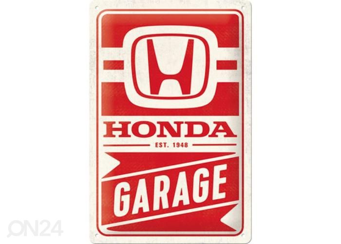 Retro metallijuliste 20x30 cm Honda AM - Garage kuvasuurennos
