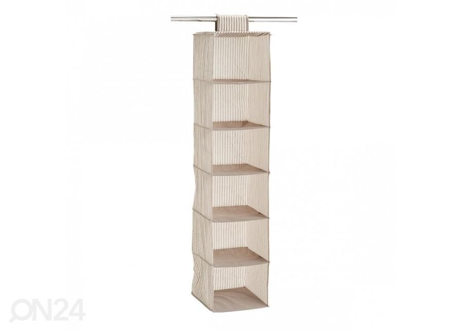 Riippuhylly Stripes, 6 avohyllyä kuvasuurennos