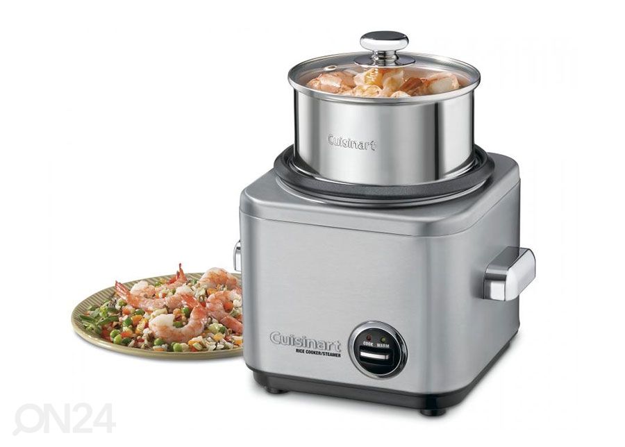 Riisikeitin+höyrytin CUISINART CRC400E kuvasuurennos