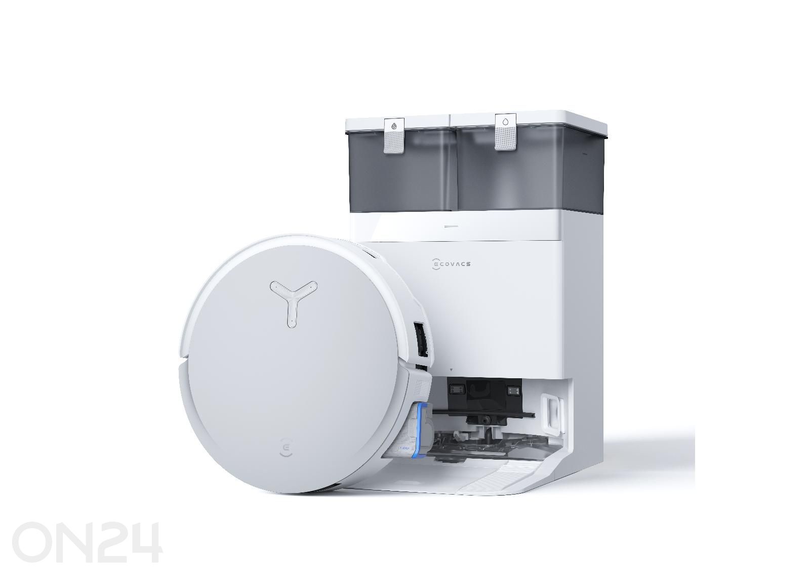 Robottipölynimuri Ecovacs Deebot X8 OMNI, märkä- ja kuivapesu, valkoinen kuvasuurennos