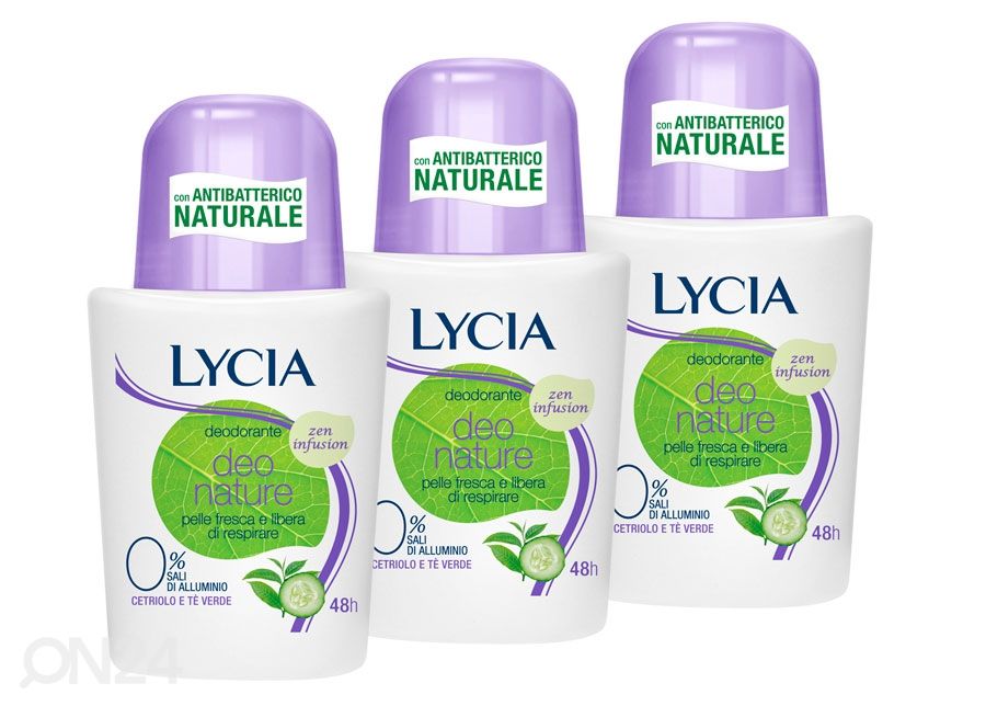 Roll-on deodorantti Lycia Deo Nature Zen Infusion 3x50ml kuvasuurennos