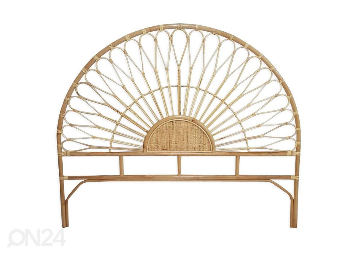 Rottinkinen sängynpääty Mia-160 160 cm kuvasuurennos