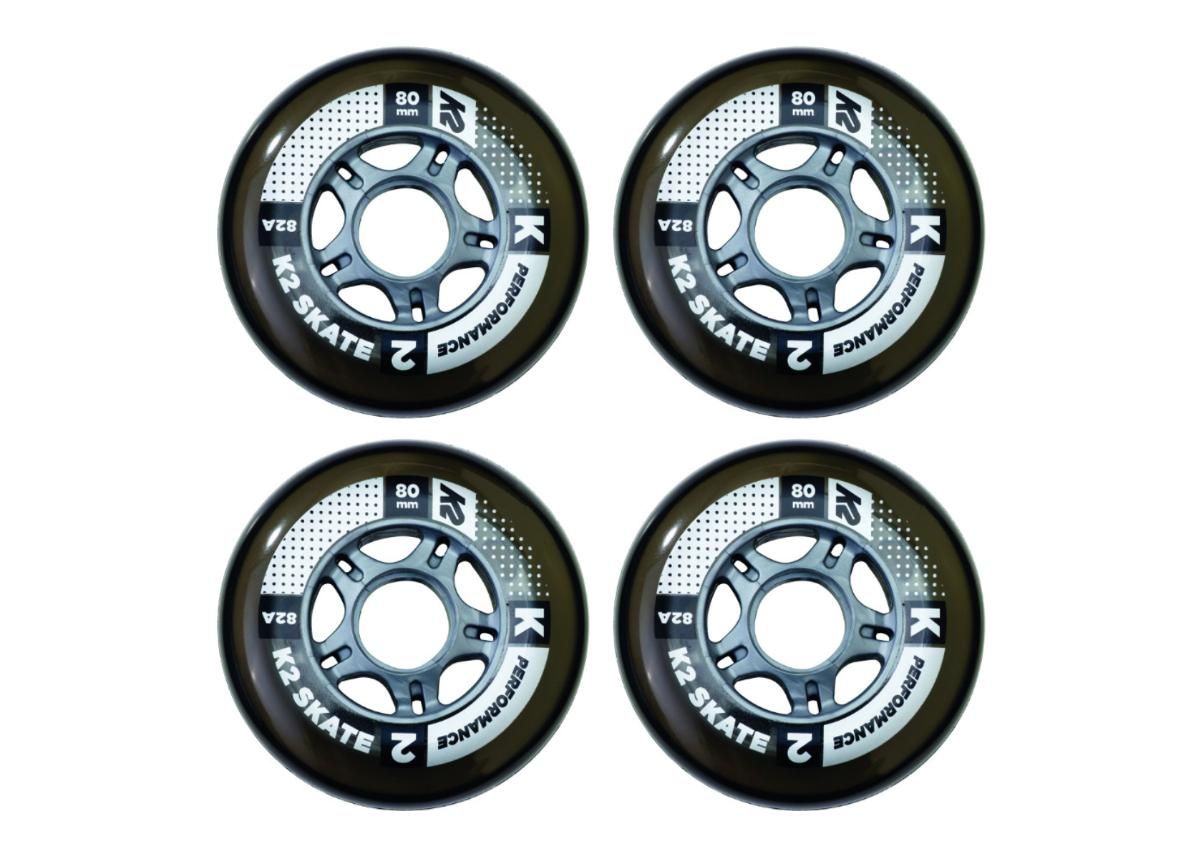 Rullaluistimen renkaat K2 Performance 80 mm 4 kpl kuvasuurennos