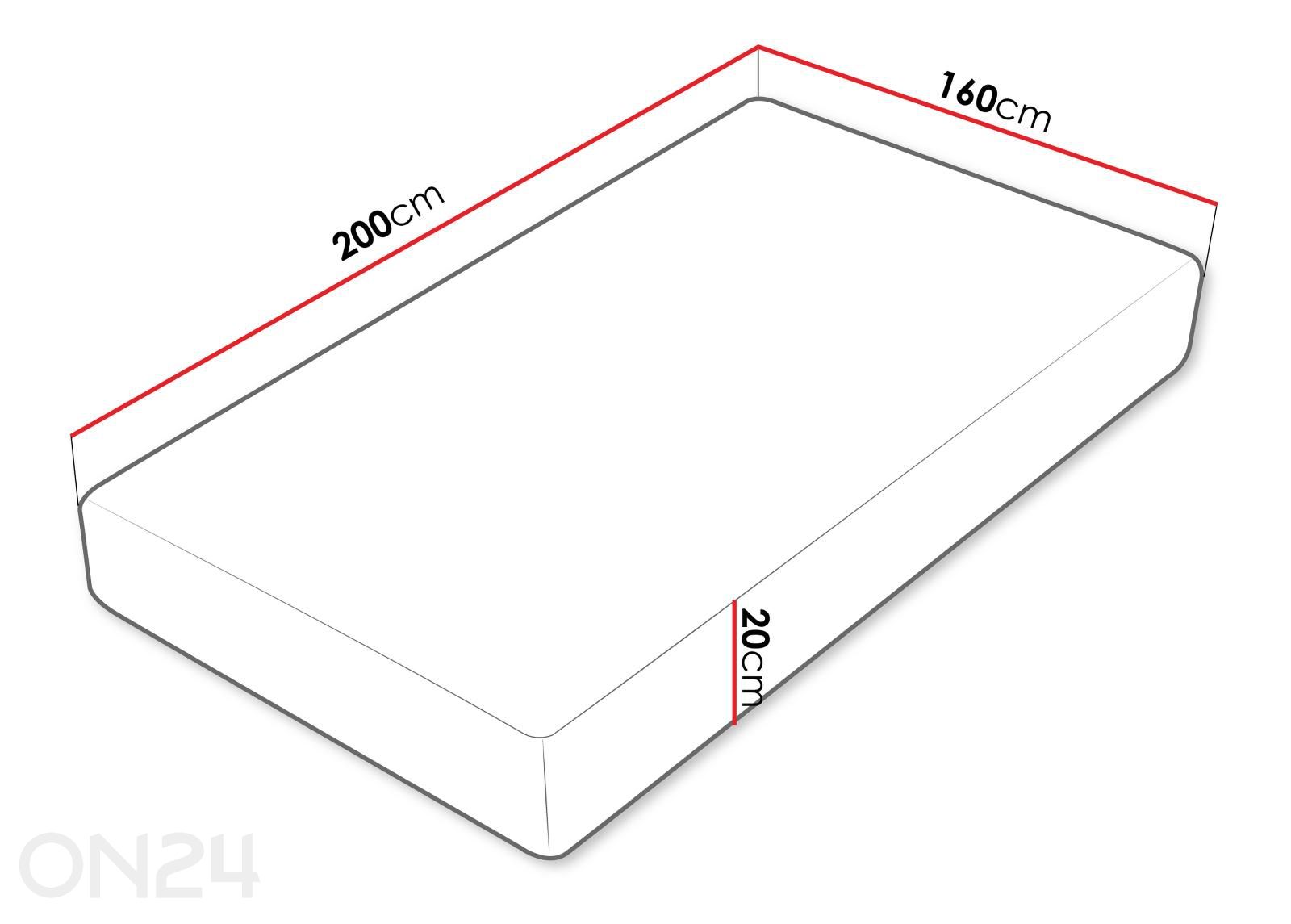 Rullapatja Culture 160 × 200 cm kuvasuurennos mitat