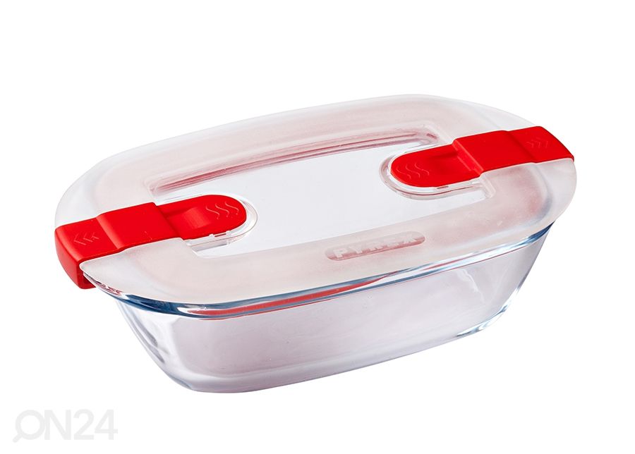 Ruoansäilytsrasia / uunivuoka PYREX COOK & HEAT 0,4 L kuvasuurennos