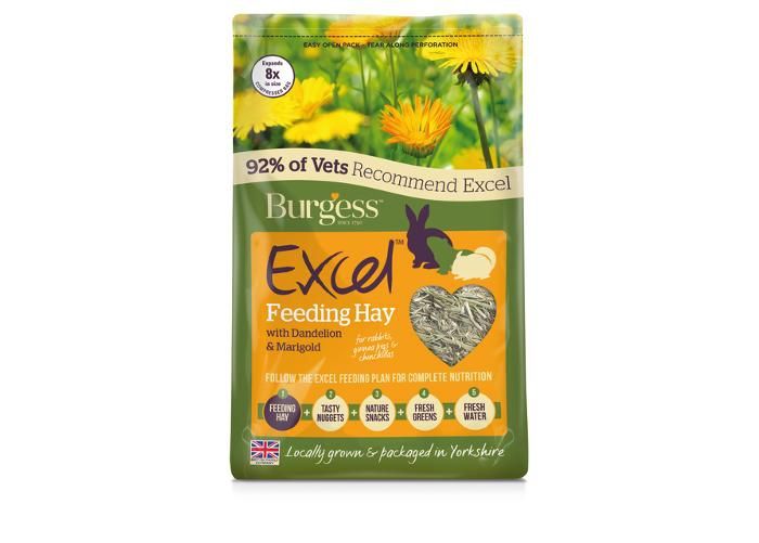 Ruoho pieneläimille dandelion & marigold 1 kg kuvasuurennos