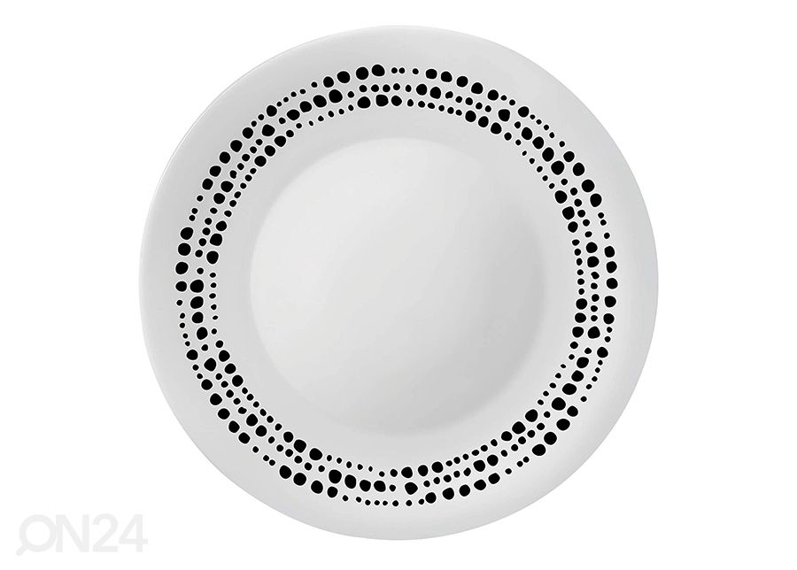 Ruokalautanen Sfere, Ø 27 cm, 4 kpl kuvasuurennos