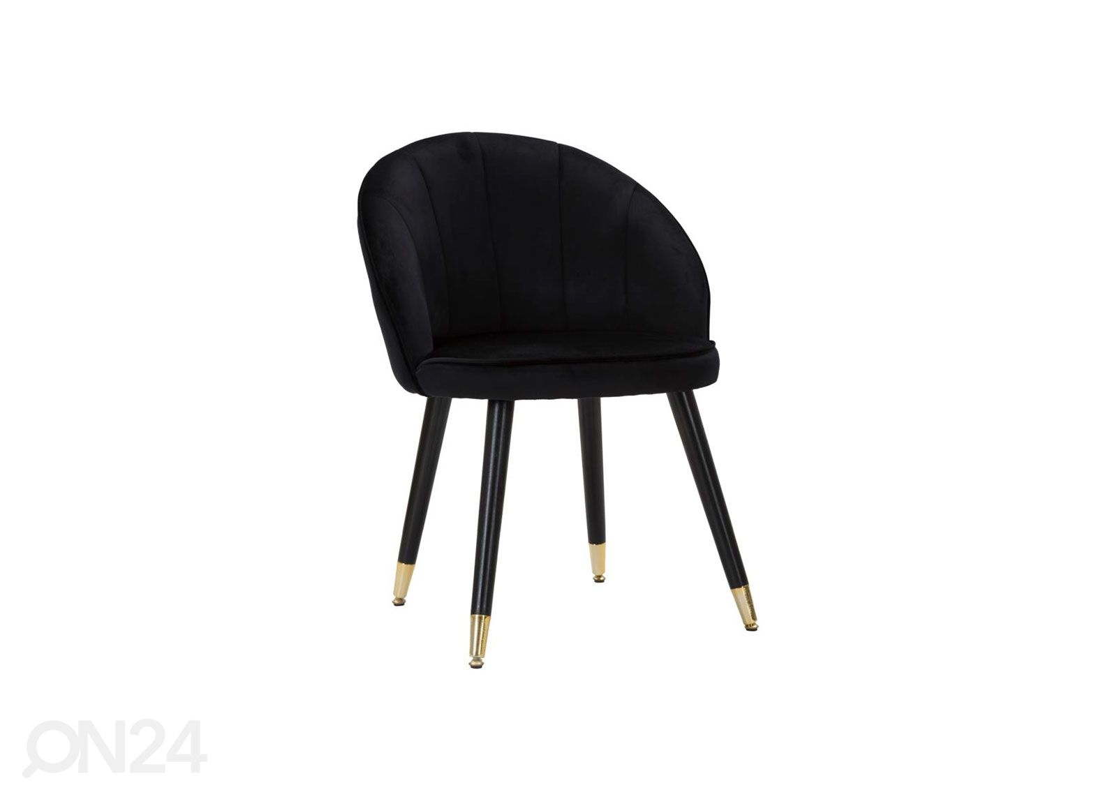 Ruokapöydän tuoli Glam, musta/ kullanvärinen kuvasuurennos