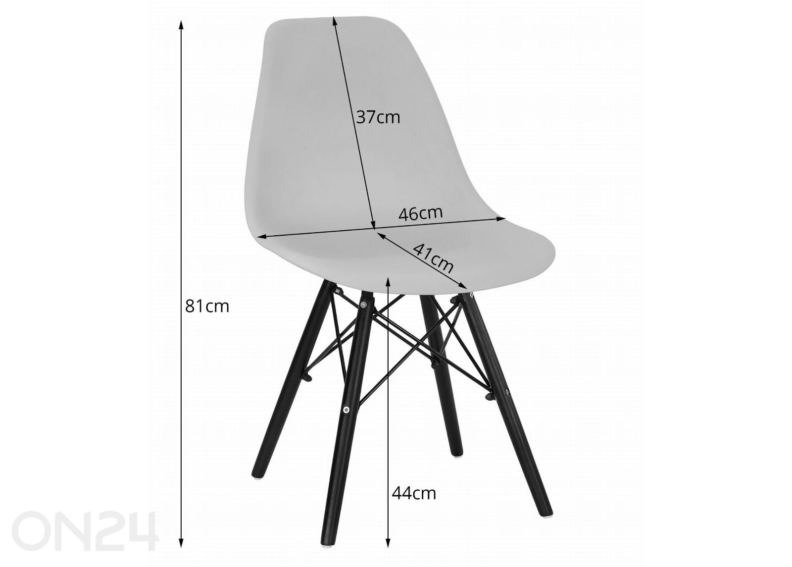 Ruokapöydän tuoli Osaka kuvasuurennos mitat