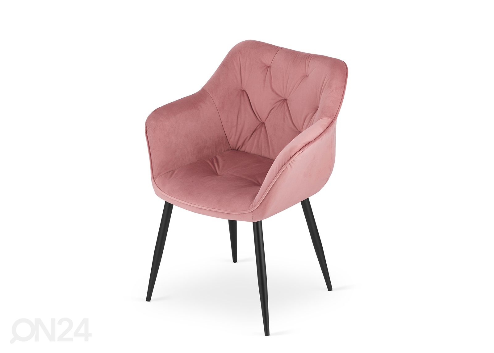 Ruokapöydän tuolit Madera 2 kpl, vaaleanpunainen kuvasuurennos