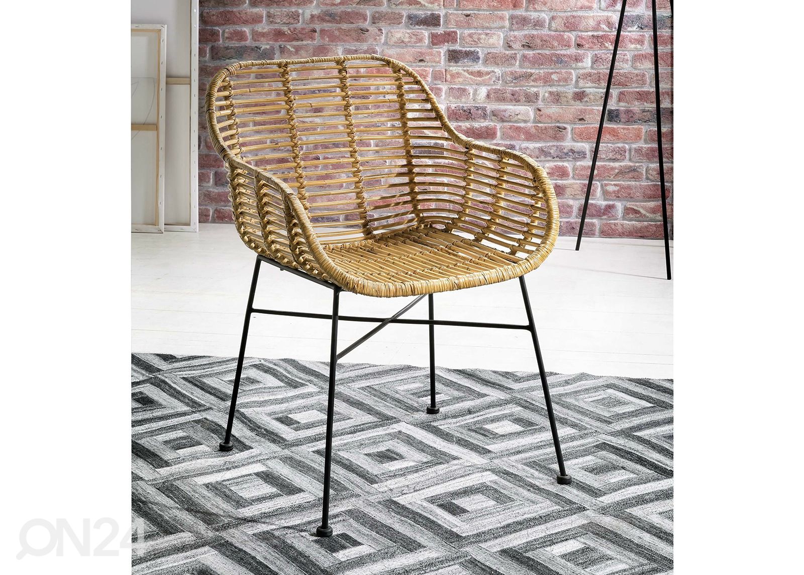 Ruokapöydän tuolit Rattan, 2 kpl kuvasuurennos
