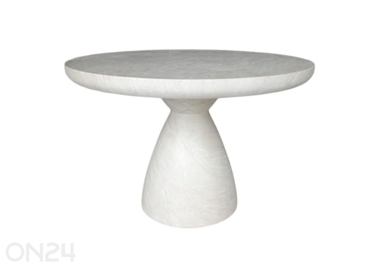 Ruokapöytä Amanda D110, valkoinen kuvasuurennos