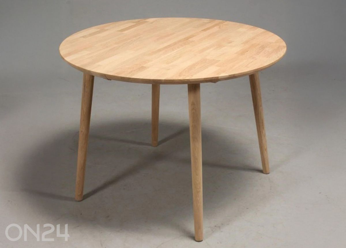 Ruokapöytä Andria Ø 106 cm luonnollinen kuvasuurennos