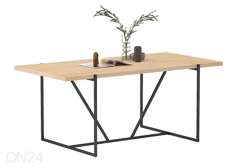 Ruokapöytä Cindy 90x180 cm kuvasuurennos