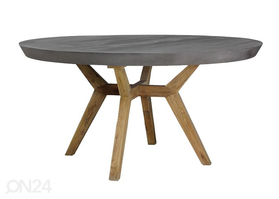Ruokapöytä Concrete-150 Ø 150 cm kuvasuurennos