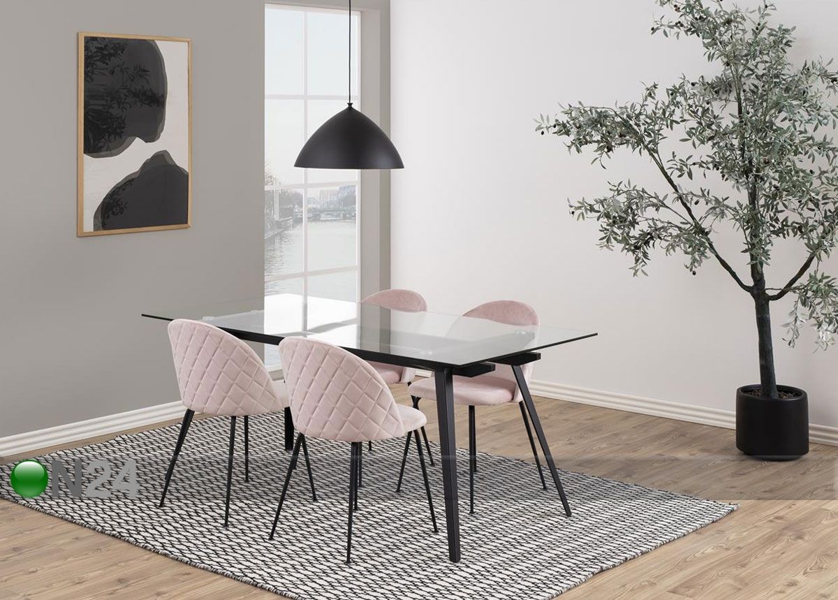 Ruokapöytä Evely 180x90 cm kuvasuurennos