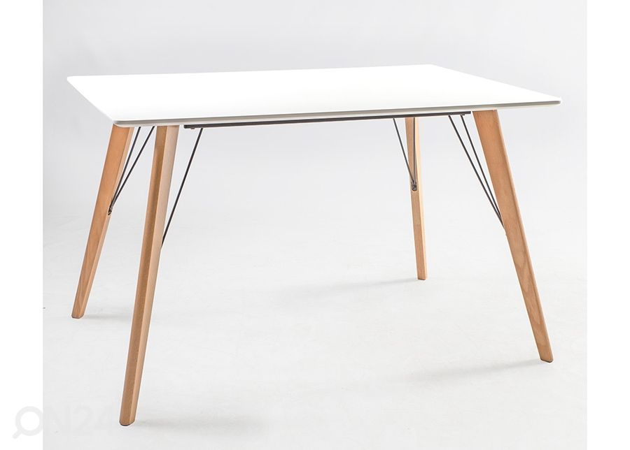 Ruokapöytä Helena White 80X120 cm kuvasuurennos