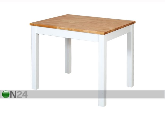 Ruokapöytä, koivu 70x90 cm kuvasuurennos