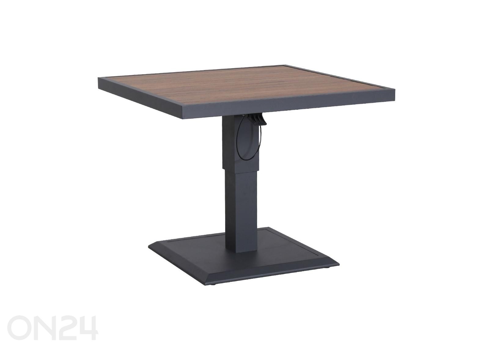 Säädettävä puutarhapöytä Parker 90x90 cm kuvasuurennos