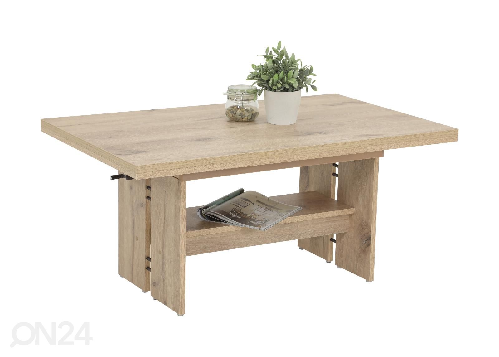 Säädettävä sohvapöytä Felix 68x110-180 cm kuvasuurennos