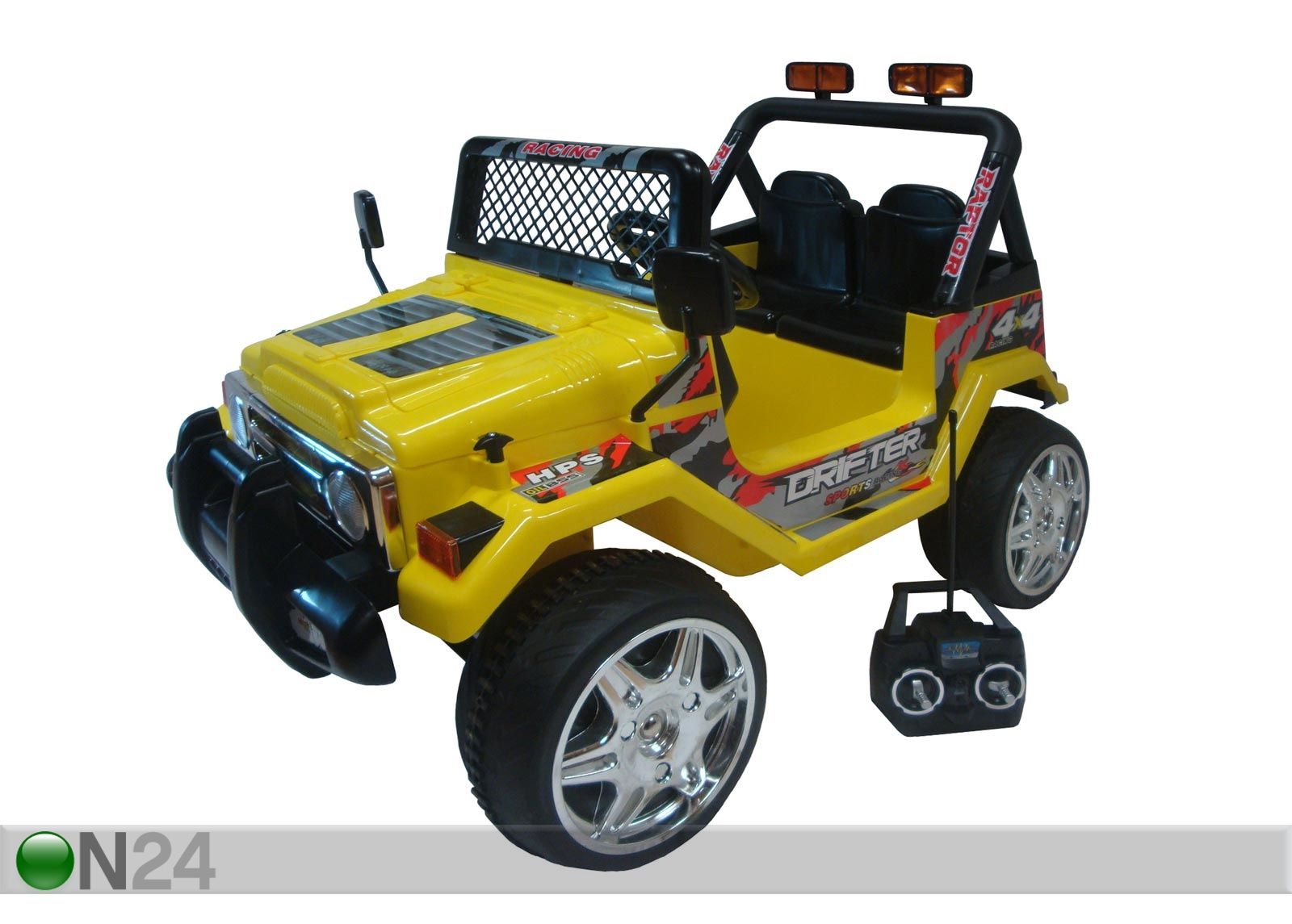 Sähköauto JEEP kuvasuurennos mitat