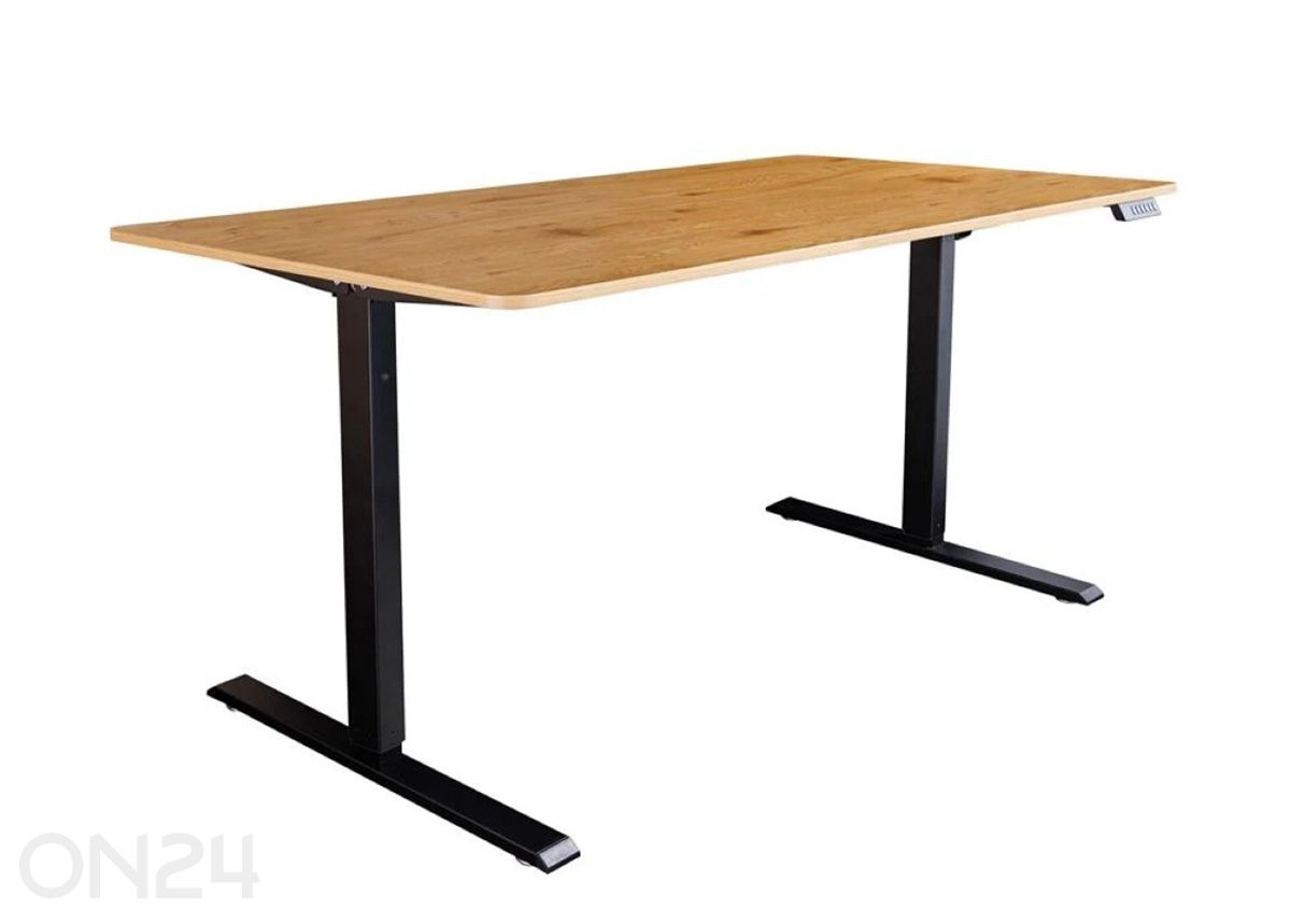 Sähköisesti säädettävä kirjoituspöytä Oak 120 cm kuvasuurennos