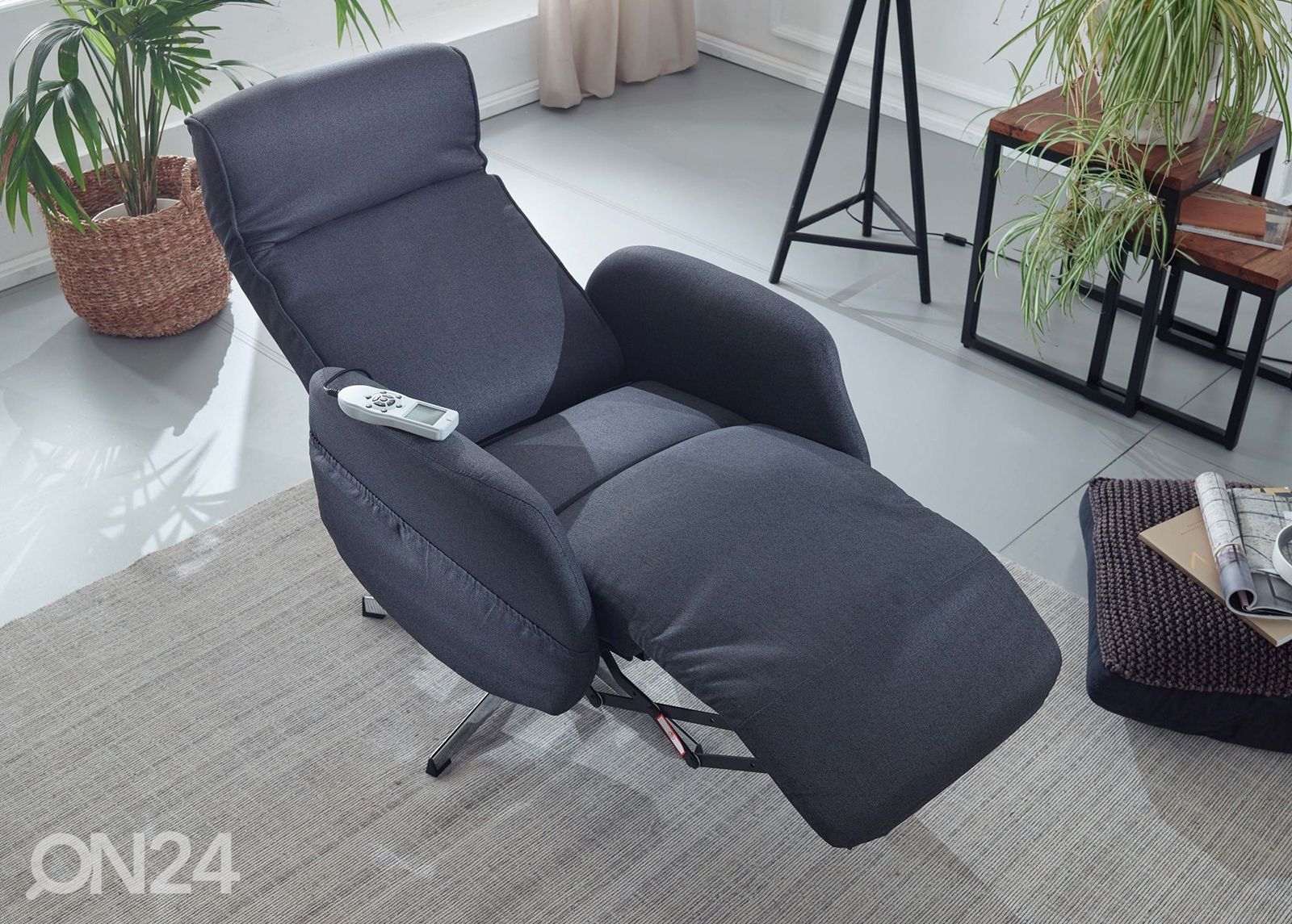 Sähkökäyttöinen nojatuoli Relax, tummanharmaa kuvasuurennos