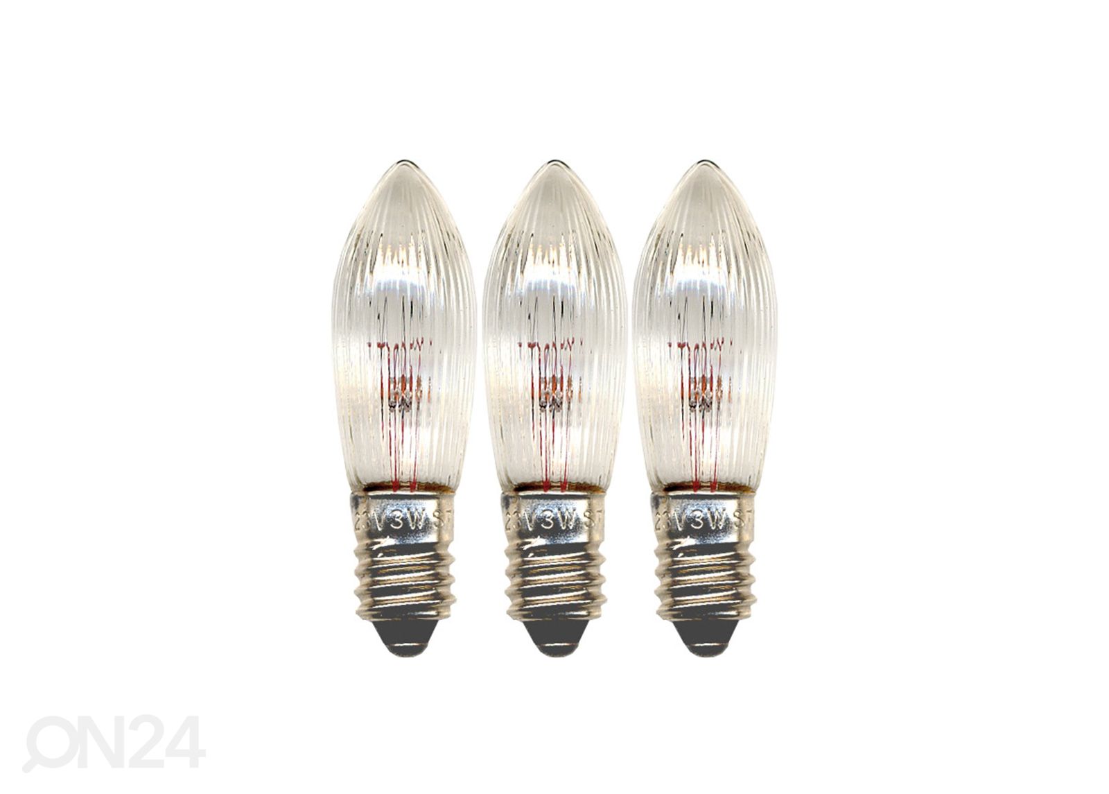 Sähkölamput E10 3 W (3 kpl) kuvasuurennos