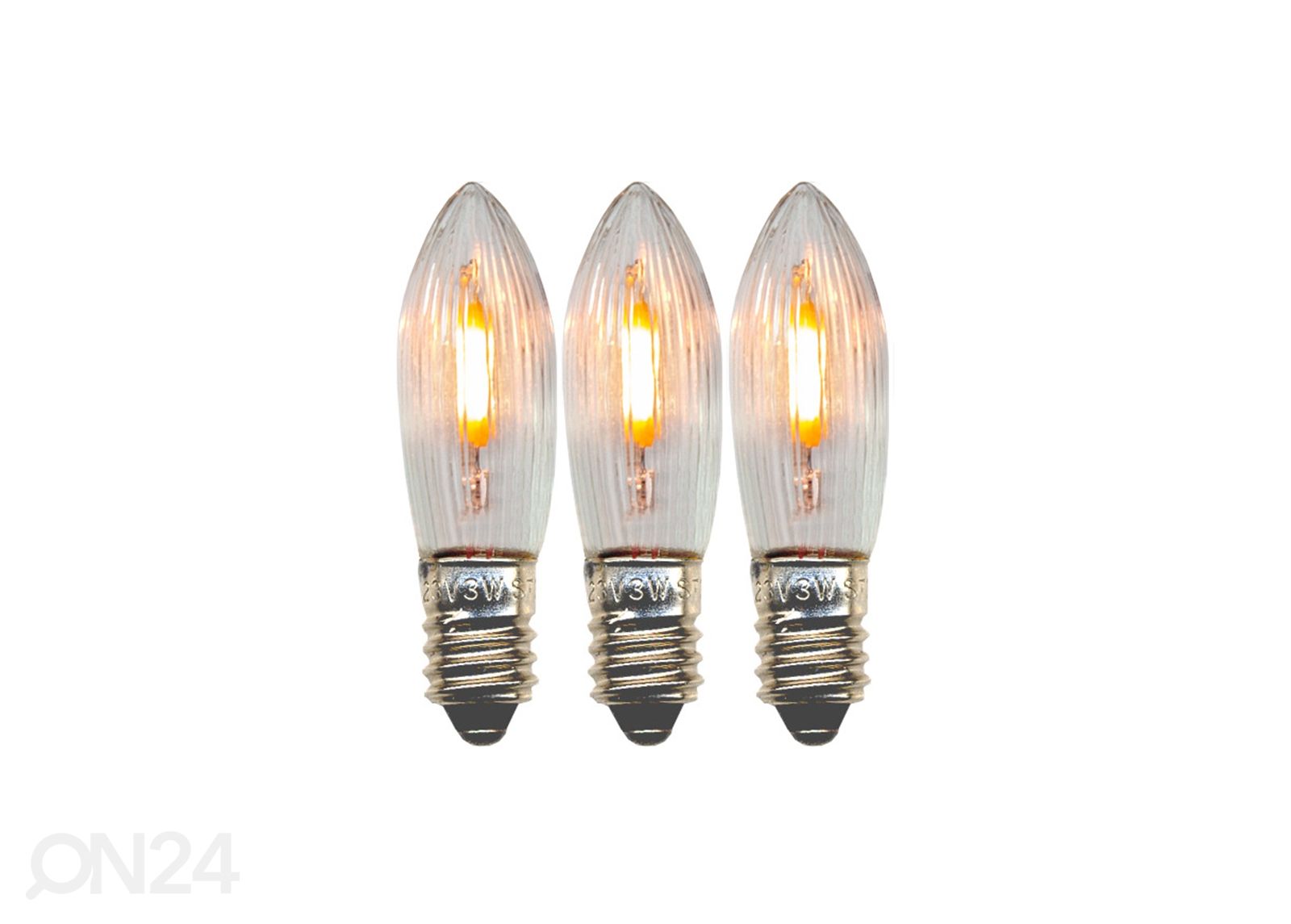 Sähkölamput E10 3 W (3kpl) kuvasuurennos