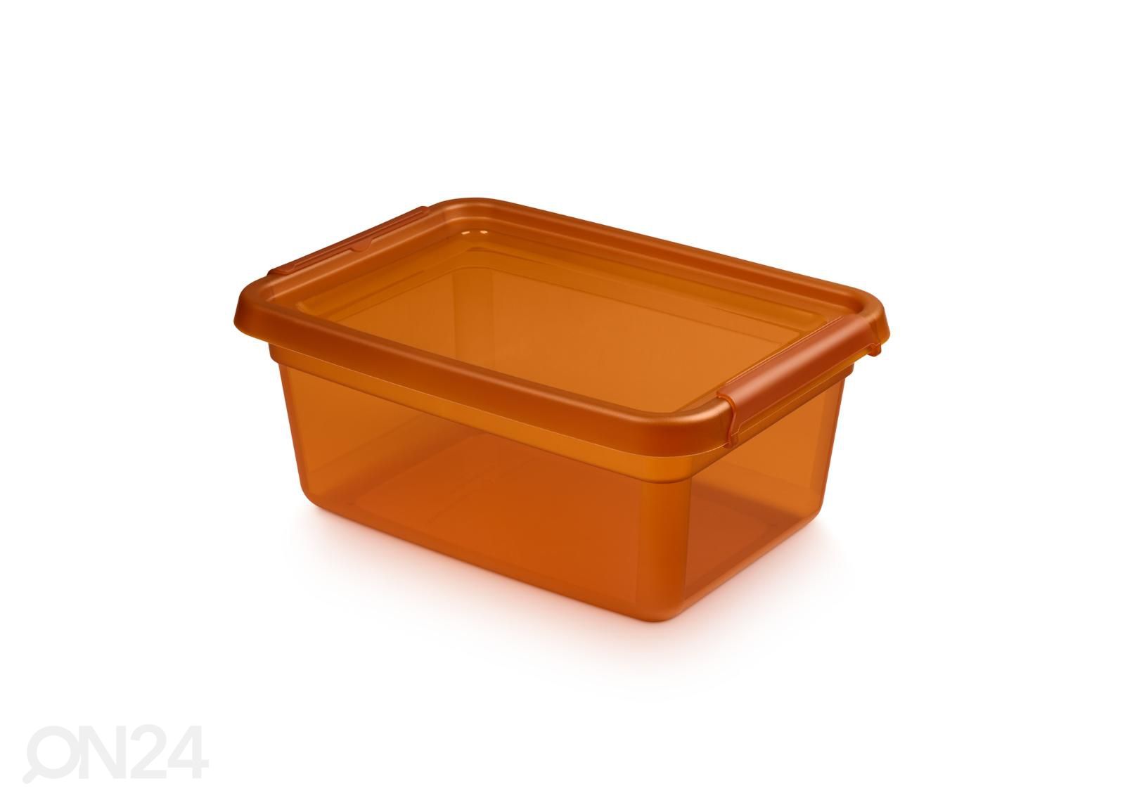 Säilytyslaatikko BaseStore 12,5 L, 28x38xh16 cm oranssi kuvasuurennos