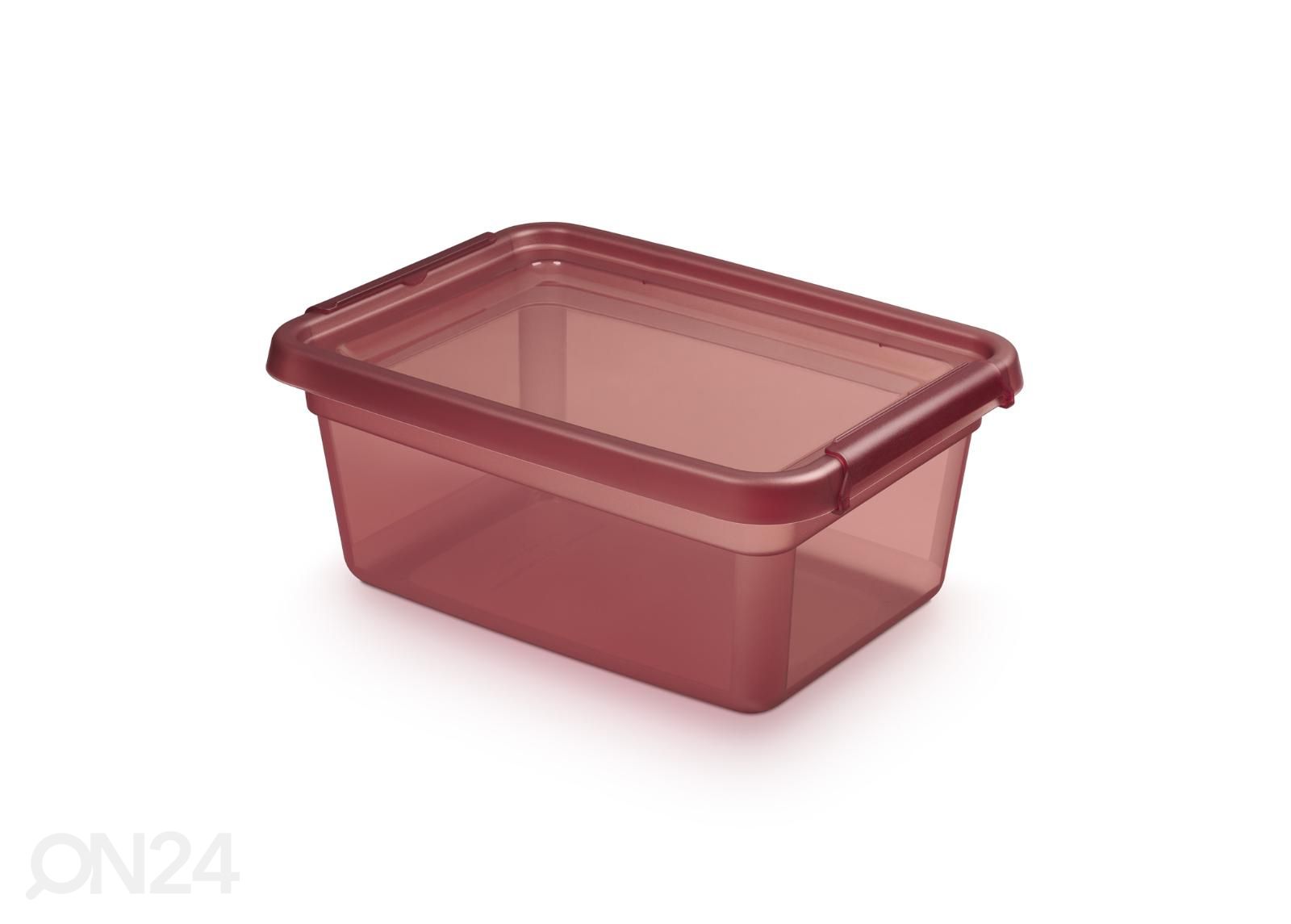 Säilytyslaatikko BaseStore 12,5 L, 28x38xh16 cm roosa kuvasuurennos